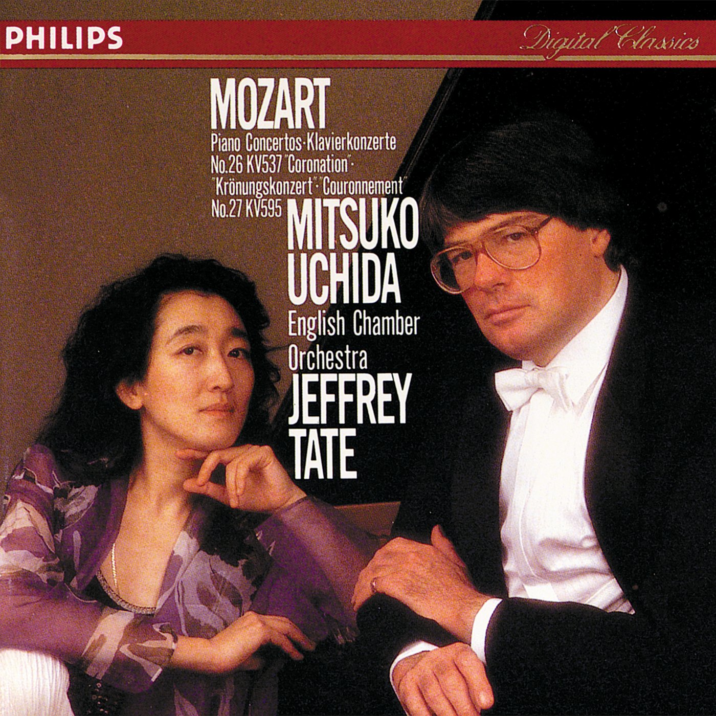 Wolfgang Amadeus Mozart, Jeffrey Tate, English Chamber Orchestra, Mitsuko Uchida Mozart Piano