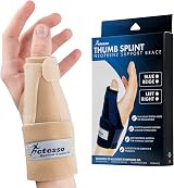 Actesso Neoprene Thumb Splint Brace Left Beige Spica Support