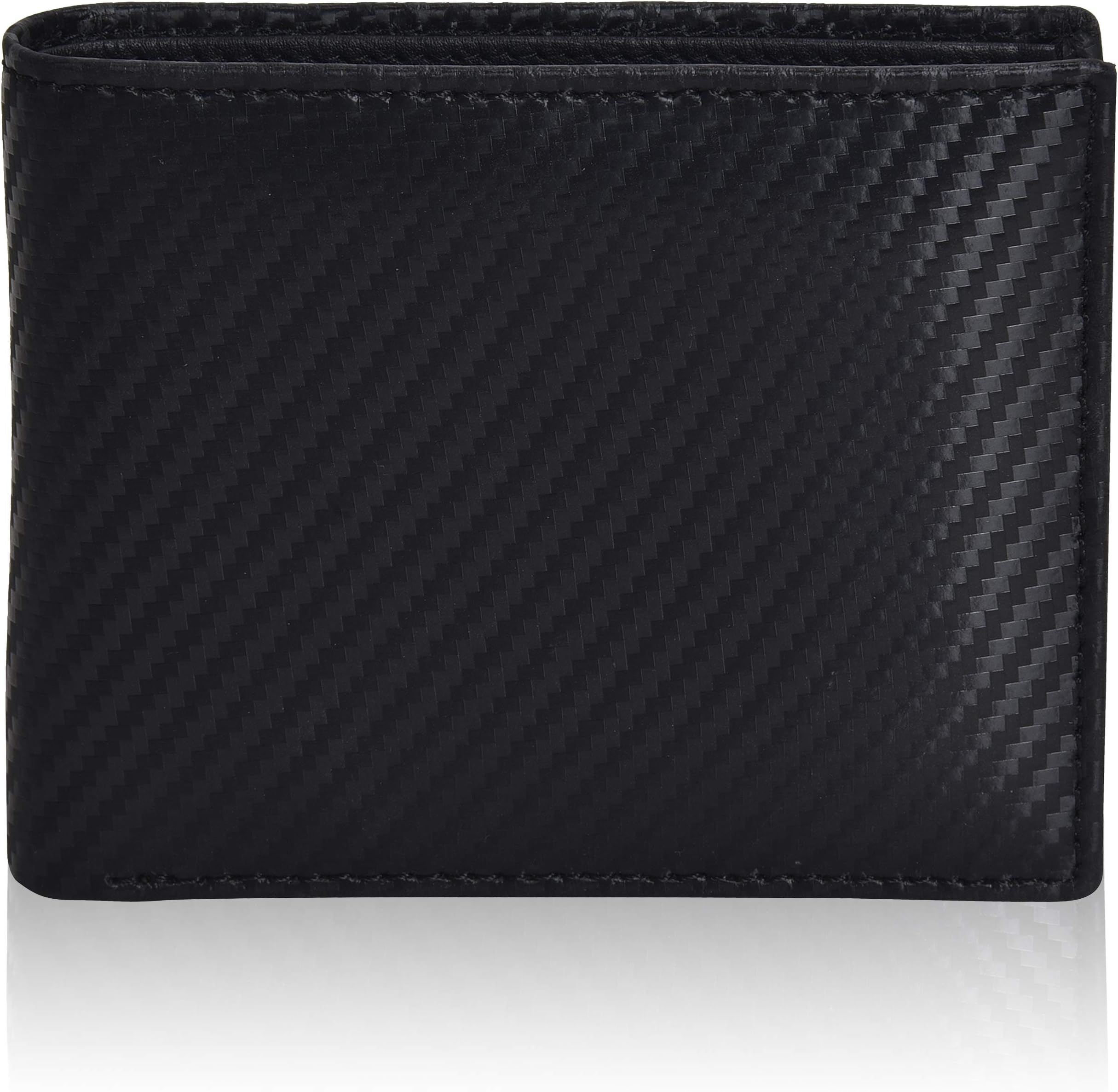 Estalon Front Pocket Leather Wallet for Men - RFID Blocking Bifold Wallet with ID Window