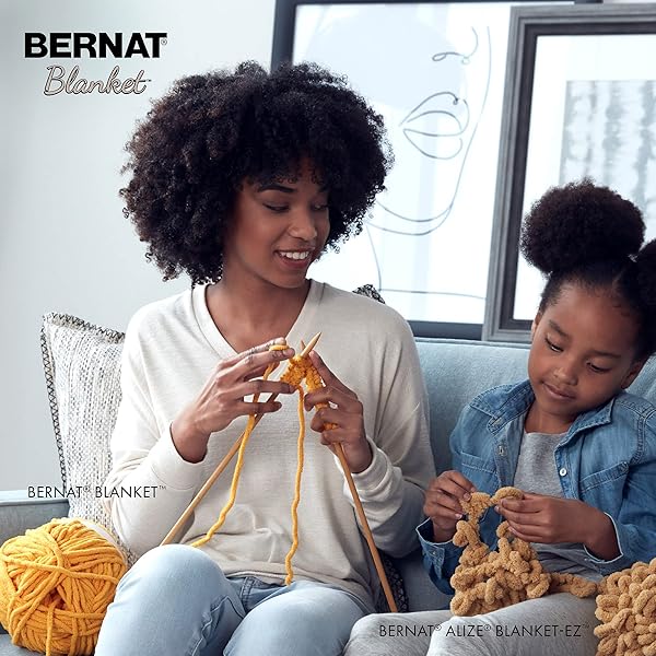 BERNAT BLANKET BB, FADED BLUES