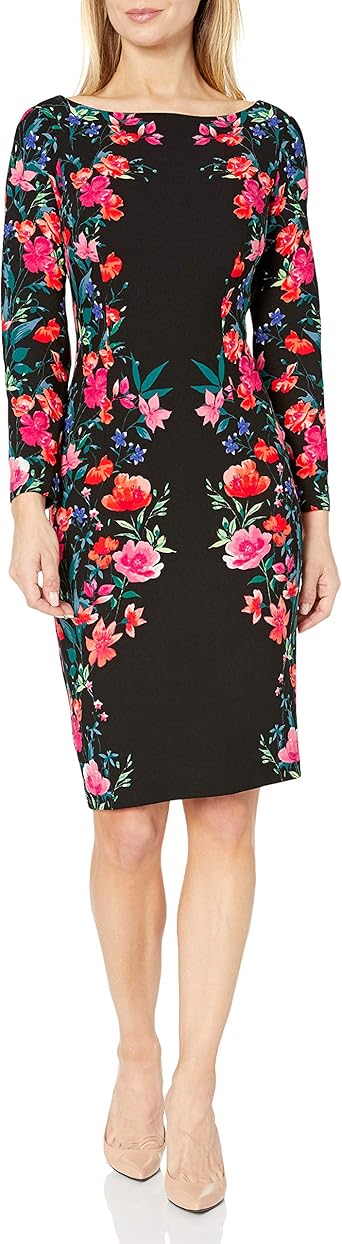 eliza j floral sheath dress