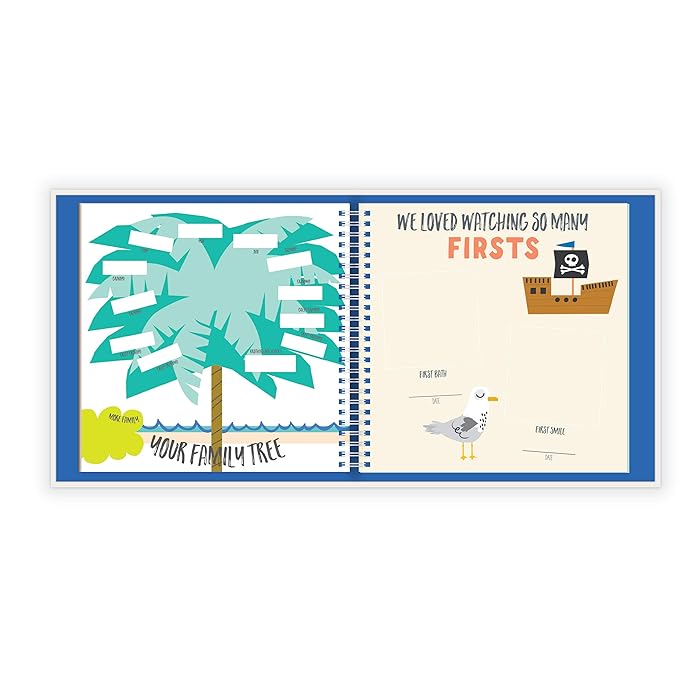 Image 5 - Lucy Darling Baby's First Year Memory Book: A Simple Book of Firsts - Little Captain