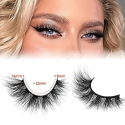 False Eyelashes Crossed Cluster Lashes Volume