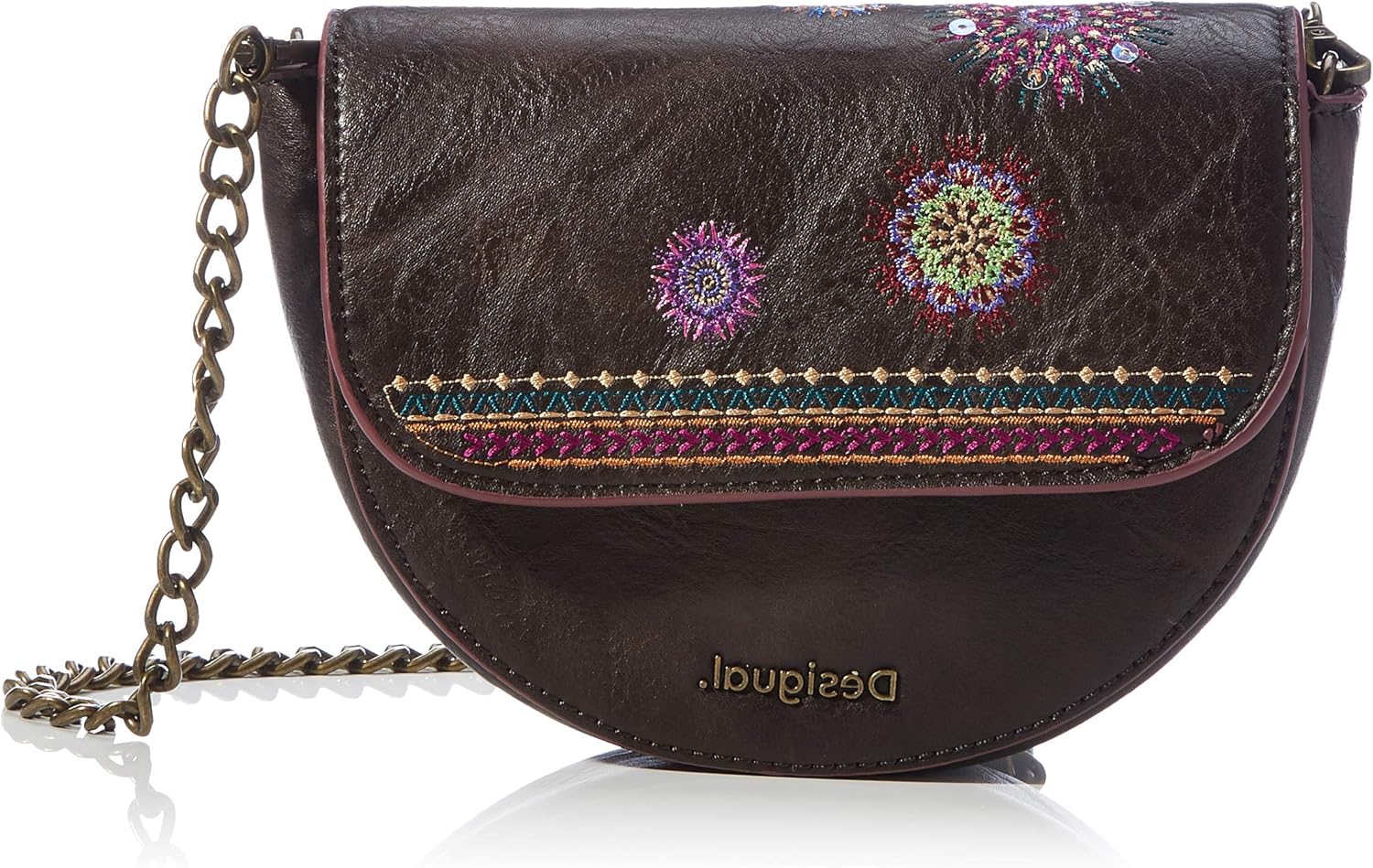 Desigual Women’s Accessories PU Belt Bag, Brown, U BigaMart