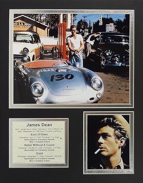 Amazon ジェームズ ディーン ポルシェ11 X 14 Unframed Matted写真コラージュby Legends Never Die Inc キッチン用品 オンライン通販