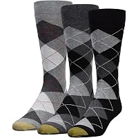 Amazon.com: GOLDTOE mens Crew Socks, 3 Pairs Dress Sock, Black, Shoe Size  6-13 US : Clothing, Shoes & Jewelry