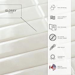 Smart Tiles Peel and Stick Backsplash - 5 Sheets of
