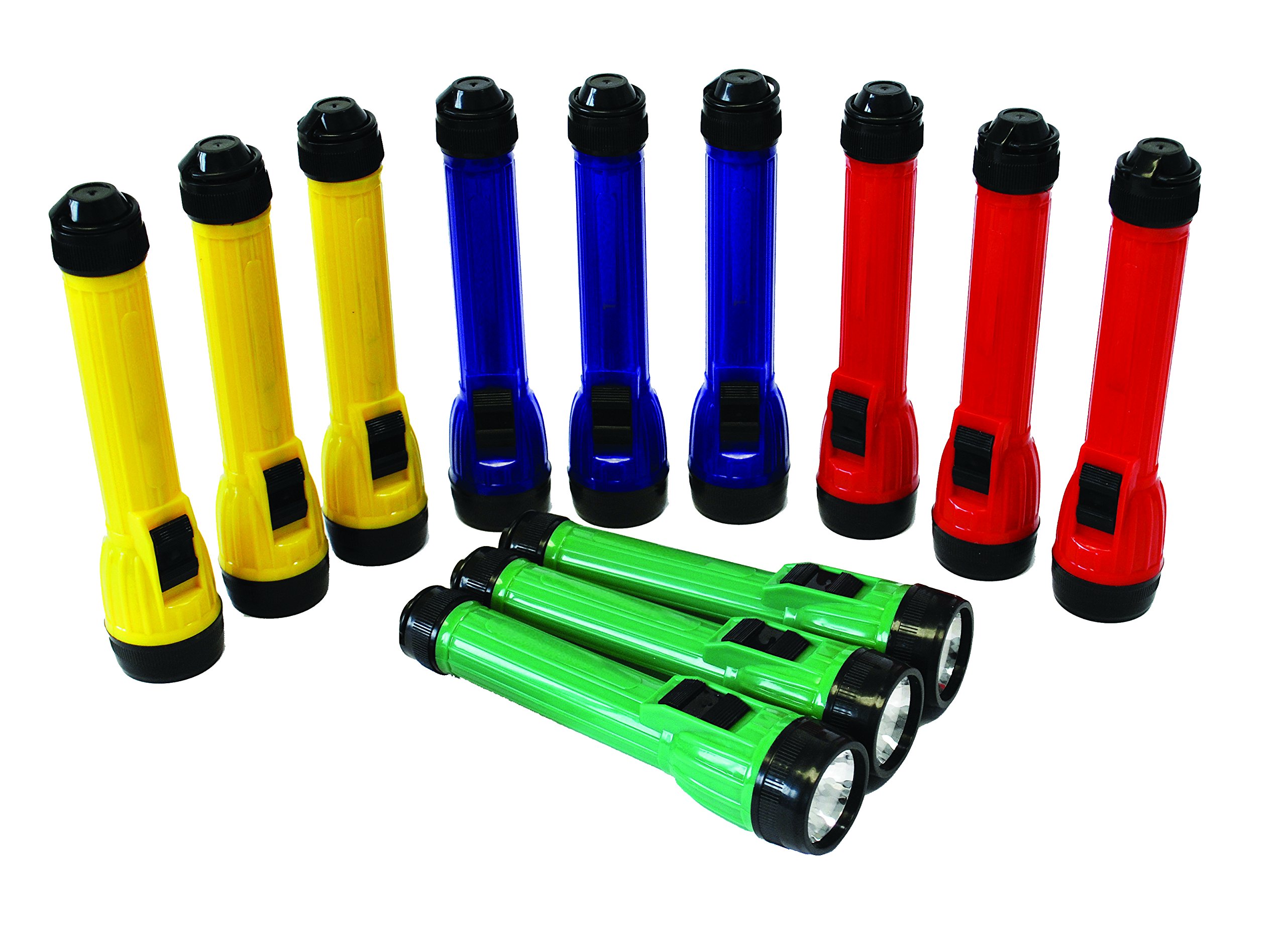 TickiT 48012 Handy Led Torch, 2 x AA Batteries (Pack of 12)