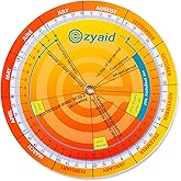 Ezyaid Pregnancy Calculator, Due Date OB-GYN Wheel | EDD/EDC wheel, gestational age guide, CRL, BPD, HC, AC and FL reference, for OB-GYN clinics and prenatal care, plastic