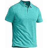 Pioneer Camp Men's Golf Shirt UPF 50+ Quick Dry Polo Shirts Short Sleeve Moisture Wicking Performance Tees Collar Work Shirts