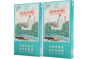 TEAGAR Herbal Cigarettes - No Nicotine & No Tobacco Herbal Cigarettes - Cigarette Alternative (2 Packs / 40 Cigarettes)