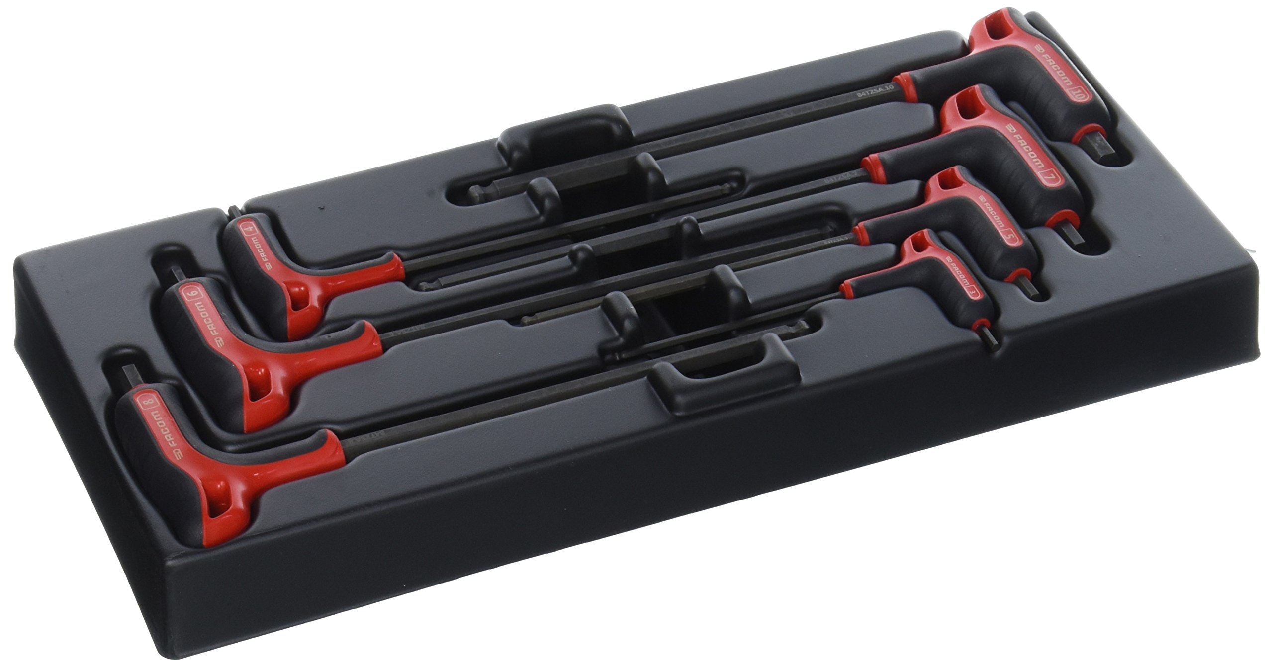 FACOM MOD.84TZSA Module 7 Key 6 Sided T-Handle Ball Head Multi-Coloured