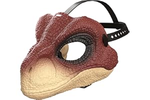Mattel Jurassic World Rebirth Dinosaur Mask, Role-Play Head Wear, Openable Jaw, Realistic Texture and Color, Adjustable Strap