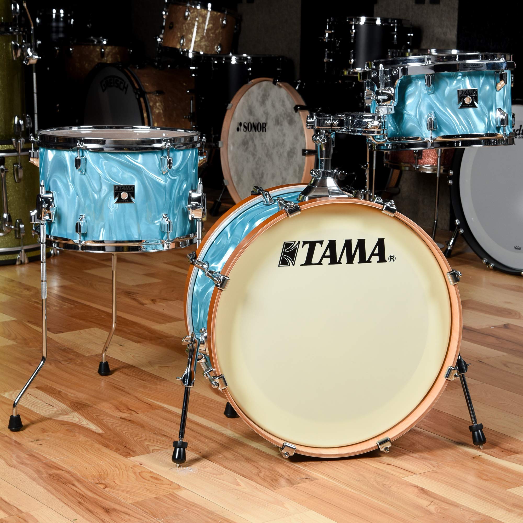Tama Superstar Classic Neo-Mod 3-Piece Shell Pack (Turquoise Satin Haze)