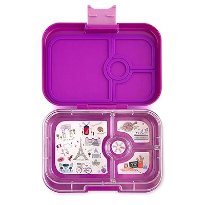 Yumbox Leakproof Bento Lunch Box Container (Bijoux Purple) for Kids and Adults