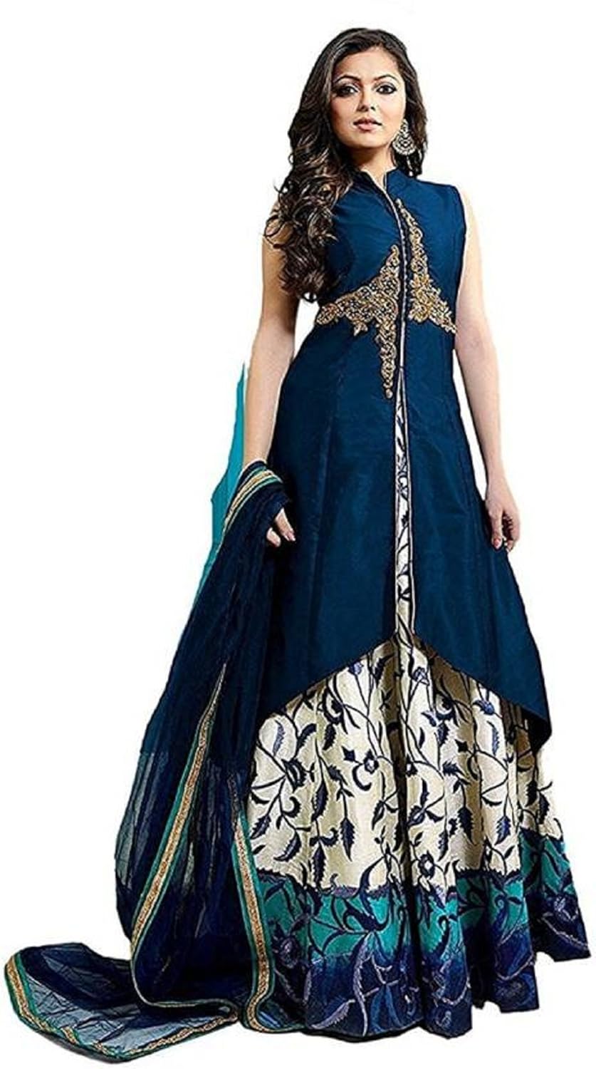 tashvi creation lehenga choli (20022018_blue_free size )