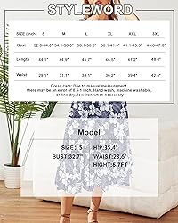 STYLEWORD Women's 2025 Summer Sleeveless Crewneck