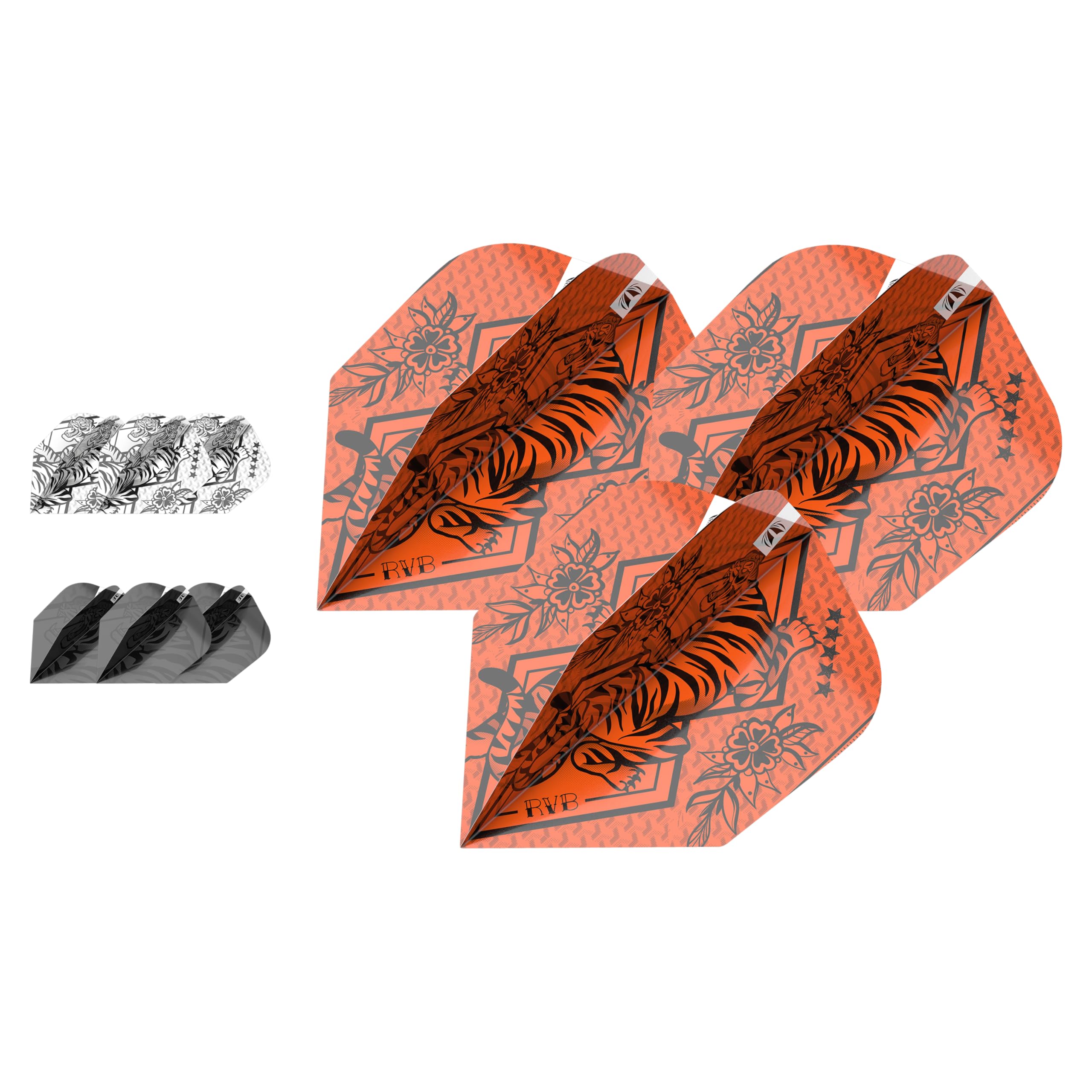 Target Darts Raymond Van Barneveld Ink Design No.6 Dart Flights - 3 Set Pack (9 in total)