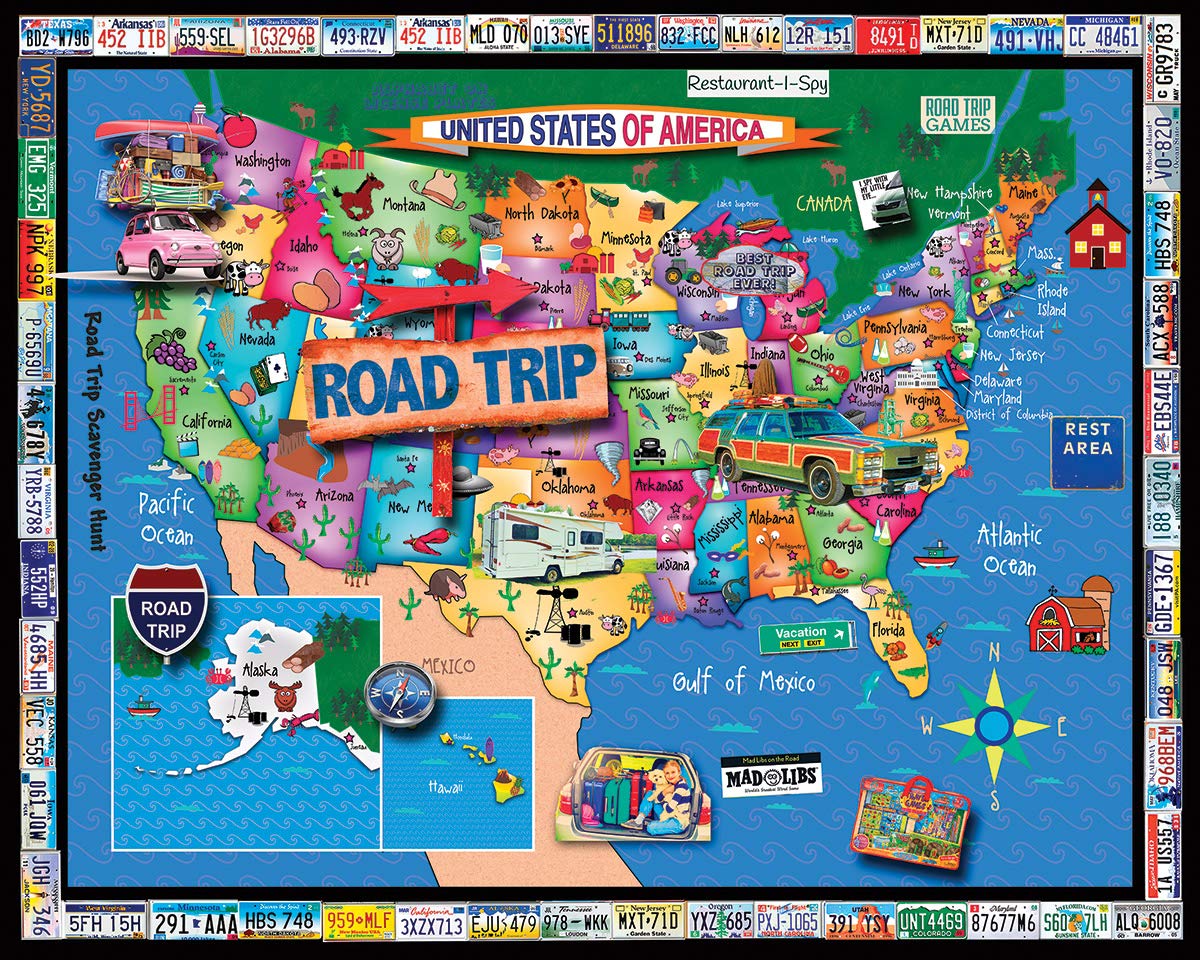 White Mountain Puzzles Family Vacation 1000 Piece Jigsaw Puzzle 760mm x 610mm (wmp)