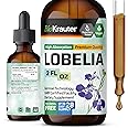 BIO KRAUTER Lobelia Tincture - Vegan Lobelia Extract - Alcohol & Sugar Free Respiratory Support Supplement - 2 Fl.Oz.