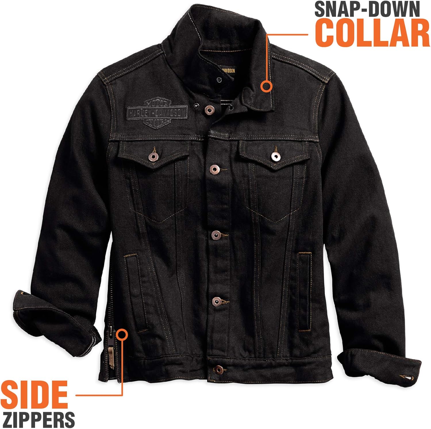 harley davidson jacket denim