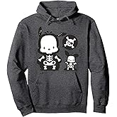 Pochacco Skeleton Halloween Hoodie Pullover Hoodie