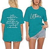 LBP Let Them Shirt for Women Mental Health T-Shirt Inspirational Tees Motivational Tops