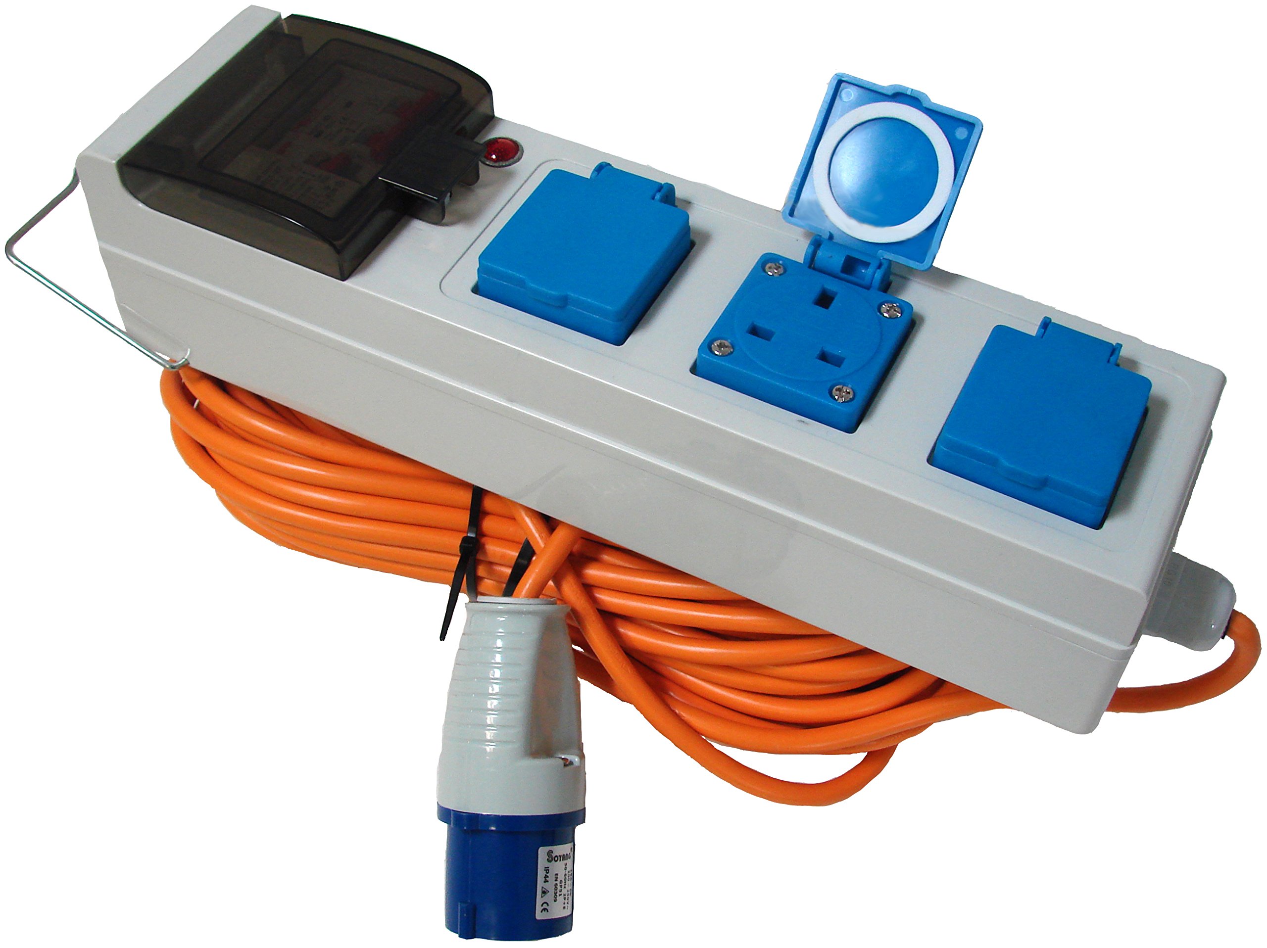 Maypole 230V 10A Mobile Mains Power Unit For Caravans, Camping, Campervans, Motorhomes