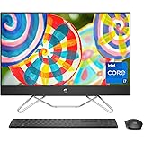 HP All-in-One Bundle PC, 27" FHD Micro-Edge Display, 12th Generation Intel Core i7 Processor, Iris X Graphics, 12 GB RAM, 256