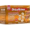 Drizzilicious Mini Rice Cakes Cinnamon Swirl - Rice Crisps, Healthy Snack for Adults and Kids, Flavored Rice Cakes, Vegan, Gluten Free, Allergen Free, Only 90 Calories Per Bag - 0.74 oz (Pack of 10)