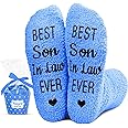 HAPPYPOP Gift Idea For Him - Gifts For New Dad Son Brother Husband Uncle, In Law Gifts, Funny Men Socks Fathers Day