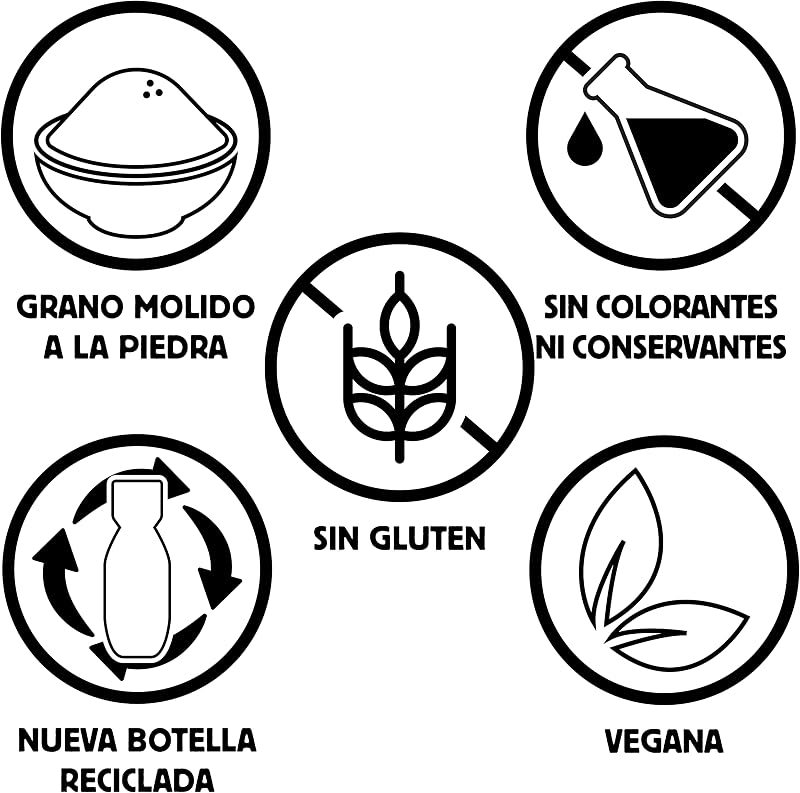 mostaza sabor intenso y único. Elaborada con semillas de mostaza. 12 bolsitas