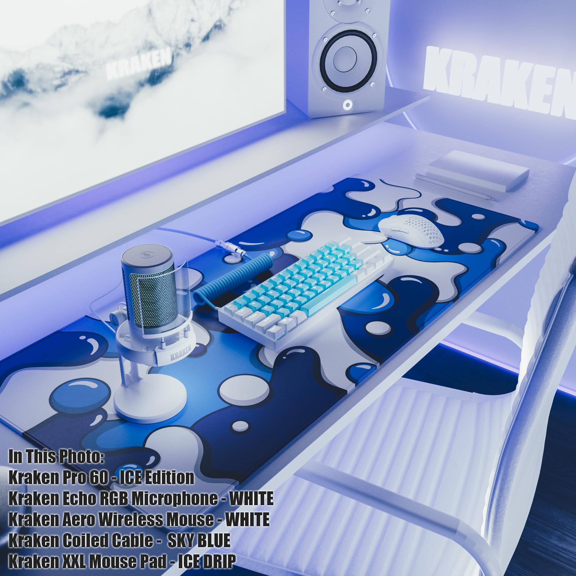 Mua DRIP XXL Blue & White Gaming Mouse Pad Professional Artisan Mouse