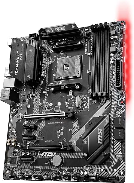 Amazon Com Msi B450 Tomahawk Max Atx Motherboard Mb42 Computers Accessories