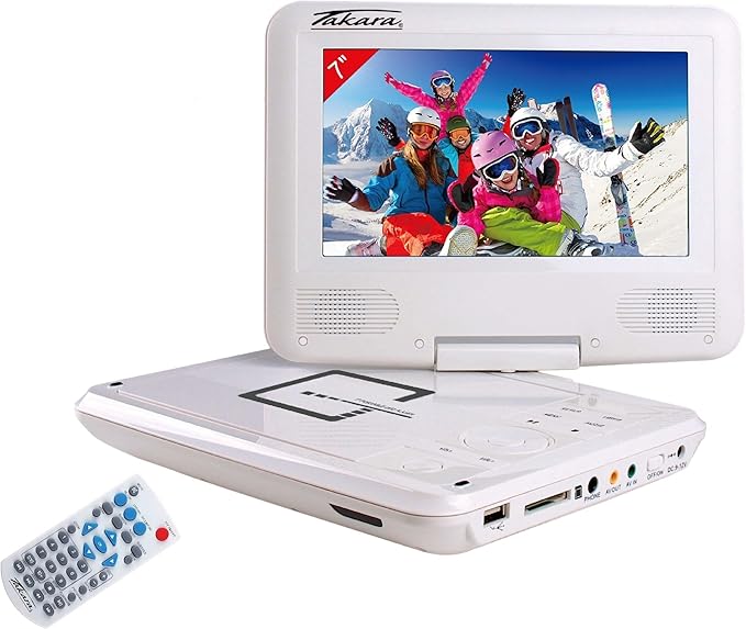 Takara VR132W Portable DVD Player 7 Inches White Amazon.co.uk Electronics