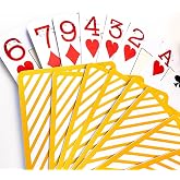 jakille Braille Playing Cards for Blind, 2.5"x3.5" Blind Tactile Poker | Plastic Braille Playing Cards Large Print for Visually Impaired, Best Gifts for Blind Person, Perfect for Games and Family