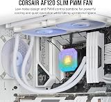 Corsair AF120 SLIM 120mm PWM Fan 15mm Thin Profile White 2000 RPM view 2