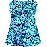 Tankini Swim Tops for Women - Bathing Suit Top No Bottom 2025 Bandeau Swimsuit Tops