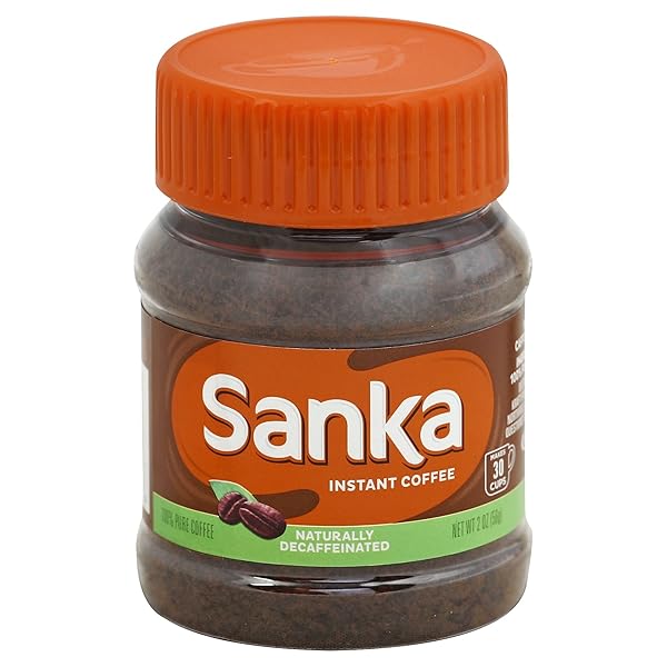 SANKA INSTANT COFFEE, 2 OUNCE