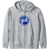 York Peppermint Patty Centered Logo Zip Hoodie