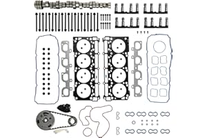 GASEKAN 6.4 Hemi MDS Lifters Camshaft Kit Head Gaskets Timing chain kit Fit For Dodge Challenger Charger Chrysler Jeep Grand Cherokee 6.4L 2011-2019 5038419AB 53021726AD HS26568PT
