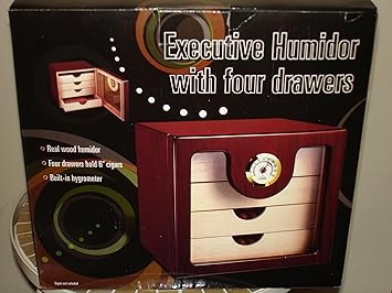 Amazon Com Polyconcept Usa Executive Humidor With 4 Drawers