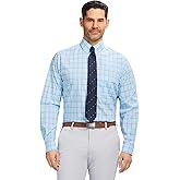Izod Mens Dress Shirt Regular Fit Long Sleeve Wrinkle Free Stretch Button Down Collar