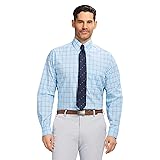 IZOD Men's Dress Shirt Regular Fit Long Sleeve