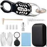 Moonzdudu Pocket Pinger Gold &amp; Silver Coin Ping Tester Kit | Portable Resonance Testing Tool Set for Authenticity Inspection, Ideal for Coin Collectors