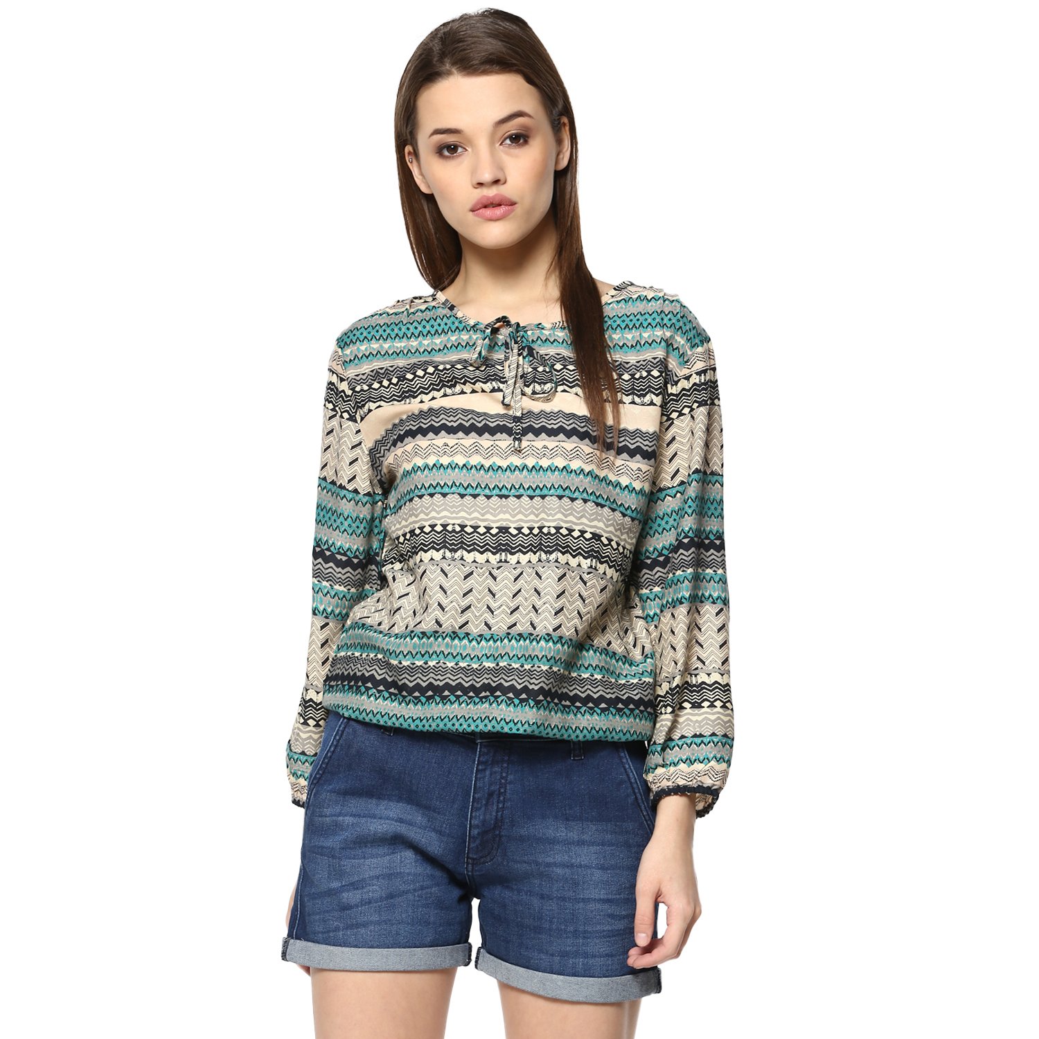 mayra women's rayon top