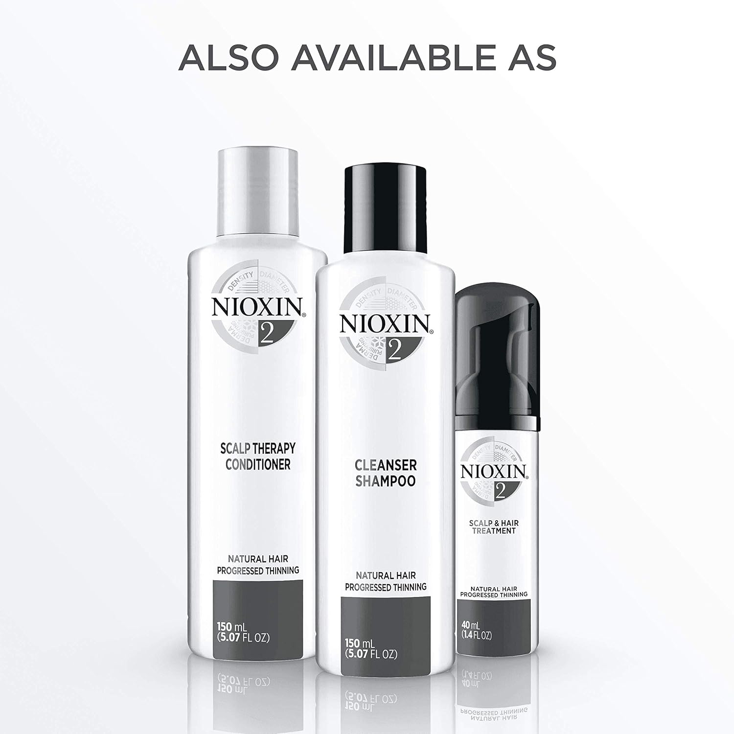 Nioxin Scalp & Hair Treatment System 2, 3.38 Fl Oz: Premium Beauty