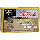 Magnetic Poetry - The Beach Kit - Words for Refrigerator - Write Poems and Letters on The Fridge - Made in The USA