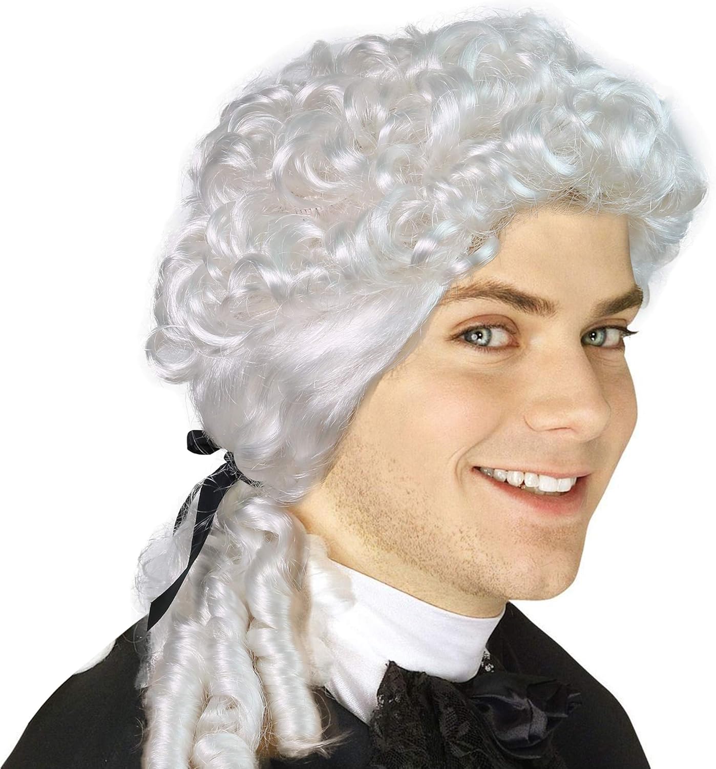 Amazon Com Skeleteen George Washington White Wig Historical
