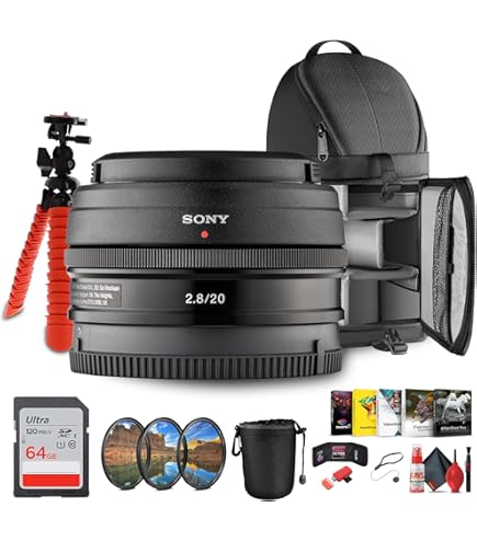 Amazon.com : Sony E 20mm f/2.8 Pancake Prime Lens – Ultra-Compact